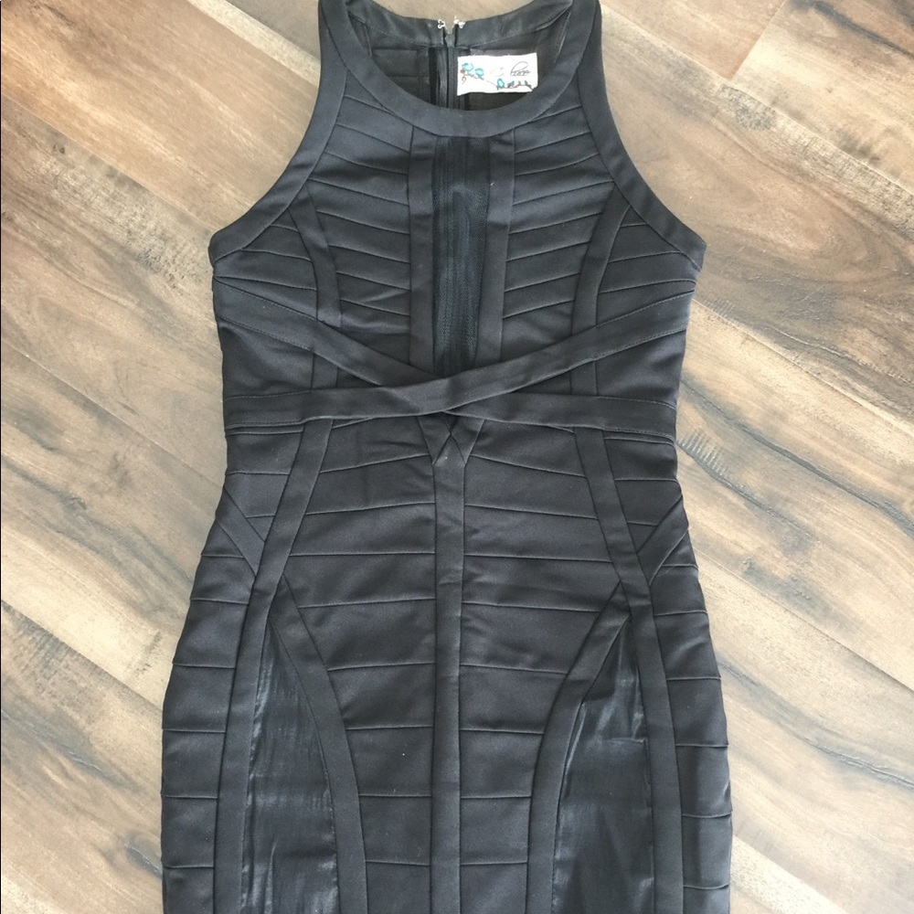 Black bandage style dress
